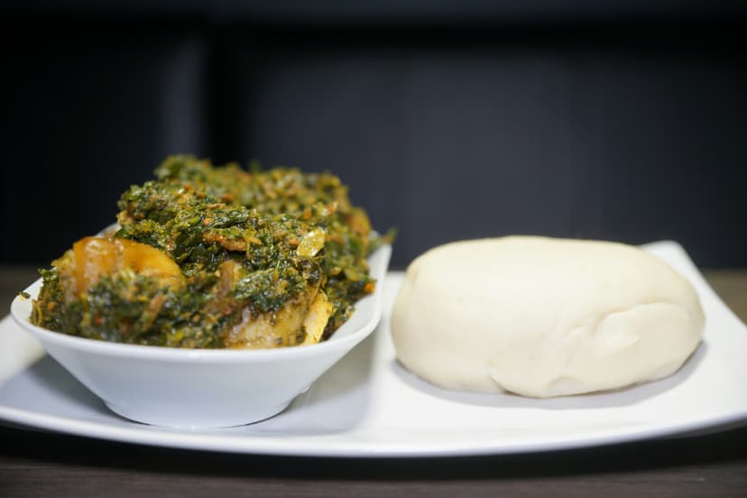 Pounded Yam & Efo Riro